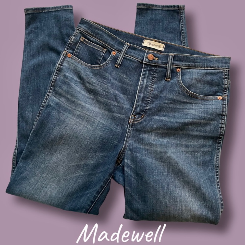 Madewell 10” High-Rise Skinny Jeans in Hayes Wash